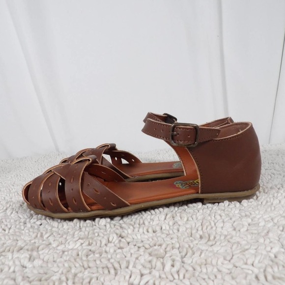 Rachel Shoes Girl Sandals Brown Size 2 - Picture 3 of 8